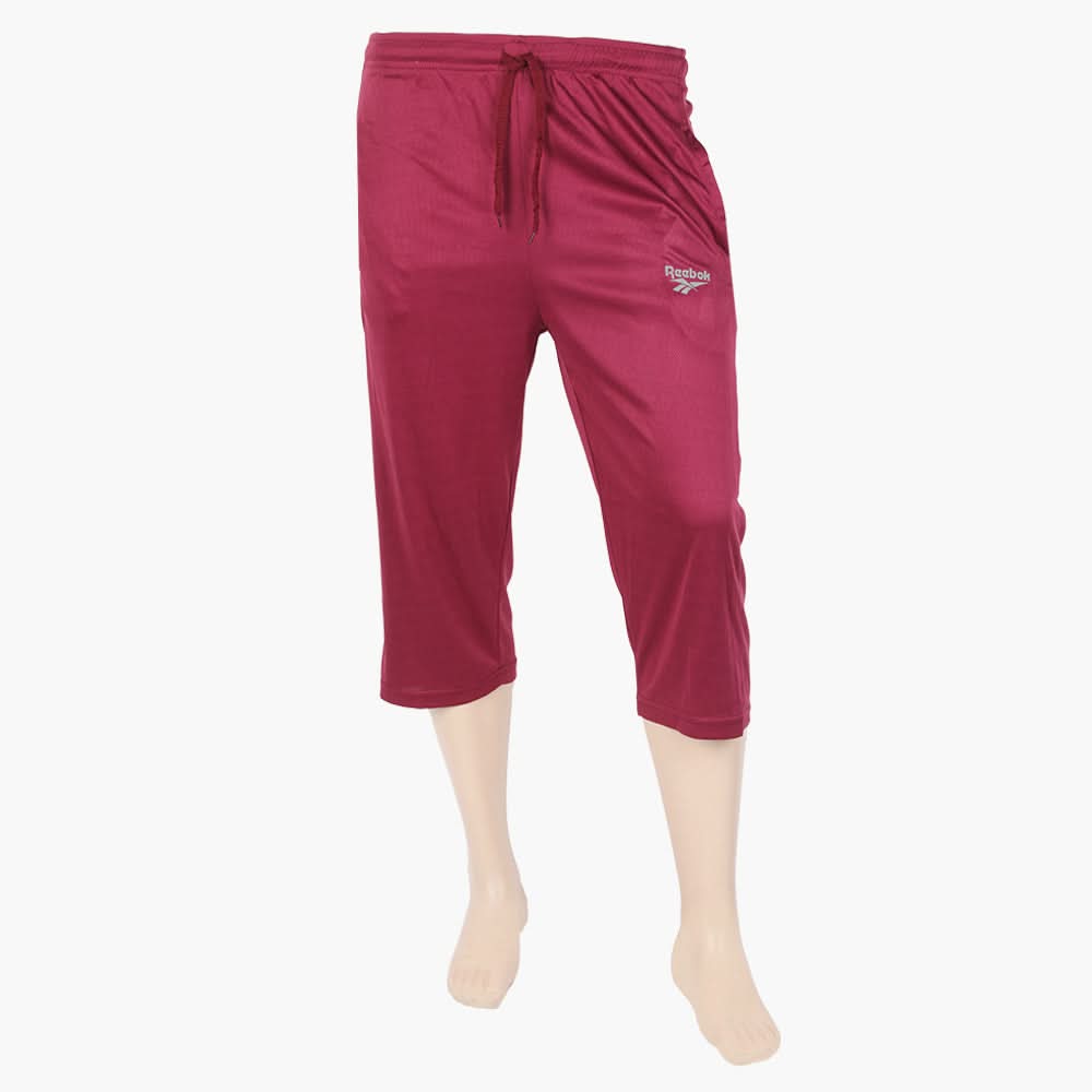Men's Plain 3Qtr - Maroon, Men's Shorts, Chase Value, Chase Value