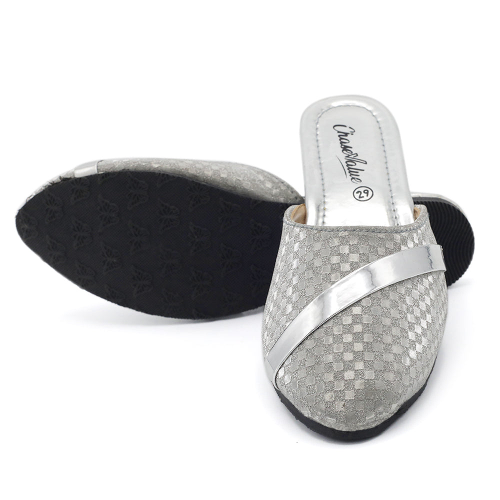 Girls Slipper - Grey, Girls Slippers, Chase Value, Chase Value