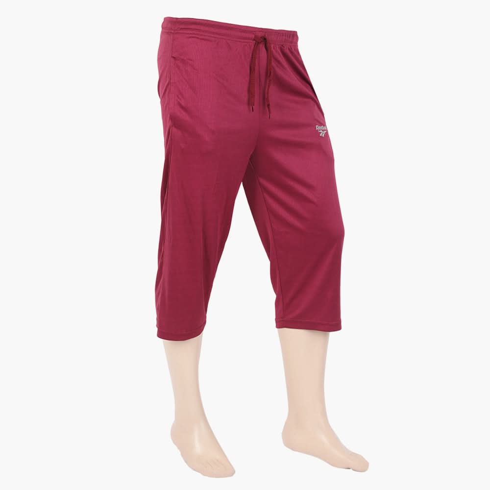 Men's Plain 3Qtr - Maroon, Men's Shorts, Chase Value, Chase Value
