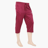Men's Plain 3Qtr - Maroon, Men's Shorts, Chase Value, Chase Value