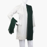 Women's Plain Chiffon Dupatta - Dark Green, Women Dupatta, Chase Value, Chase Value