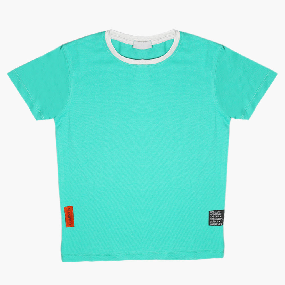 Eminent Boys Half Sleeves T-Shirt - Green, Boys T-Shirts, Eminent, Chase Value