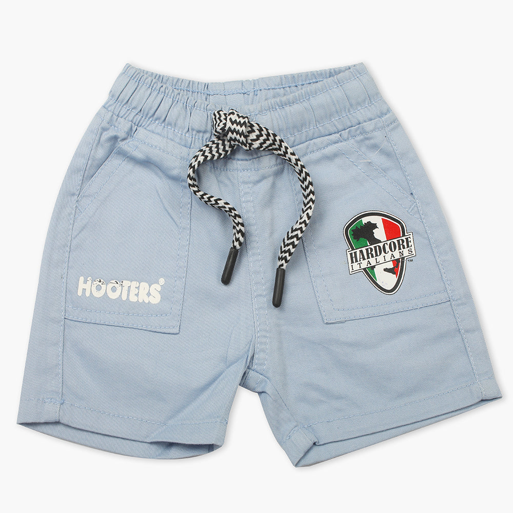 Boys Cotton Shorts - Light Blue, Boys Shorts, Chase Value, Chase Value