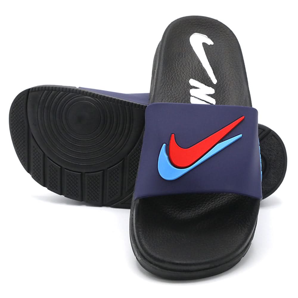 Men's Slider - Navy Blue, Men's Slippers, Chase Value, Chase Value