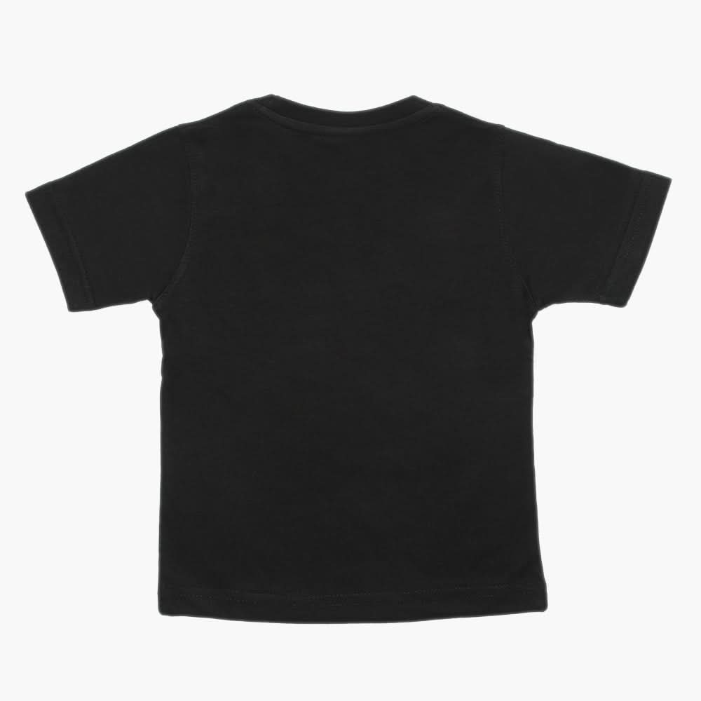 Boys Half Sleeves T-Shirt - Black, Boys T-Shirts, Chase Value, Chase Value