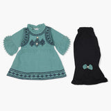 Girls Half Sleeves Suit - Steel Blue, Girls T-Shirts, Chase Value, Chase Value