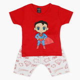 Boys Half Sleeves Short Suit - Red, Boys Sets & Suits, Chase Value, Chase Value