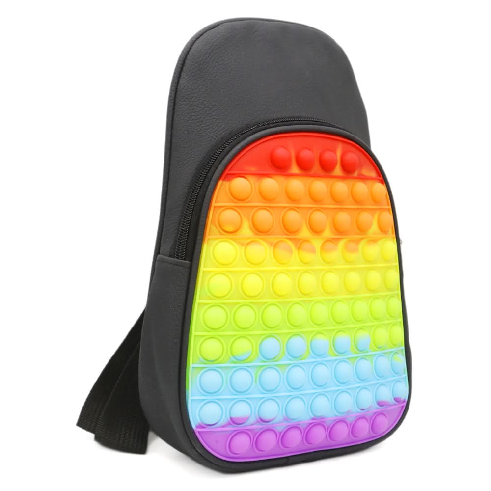 Girls Pop Pit Bag Pack - Black, School Bags, Chase Value, Chase Value