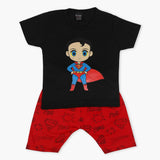 Boys Half Sleeves Short Suit - Black, Boys Sets & Suits, Chase Value, Chase Value