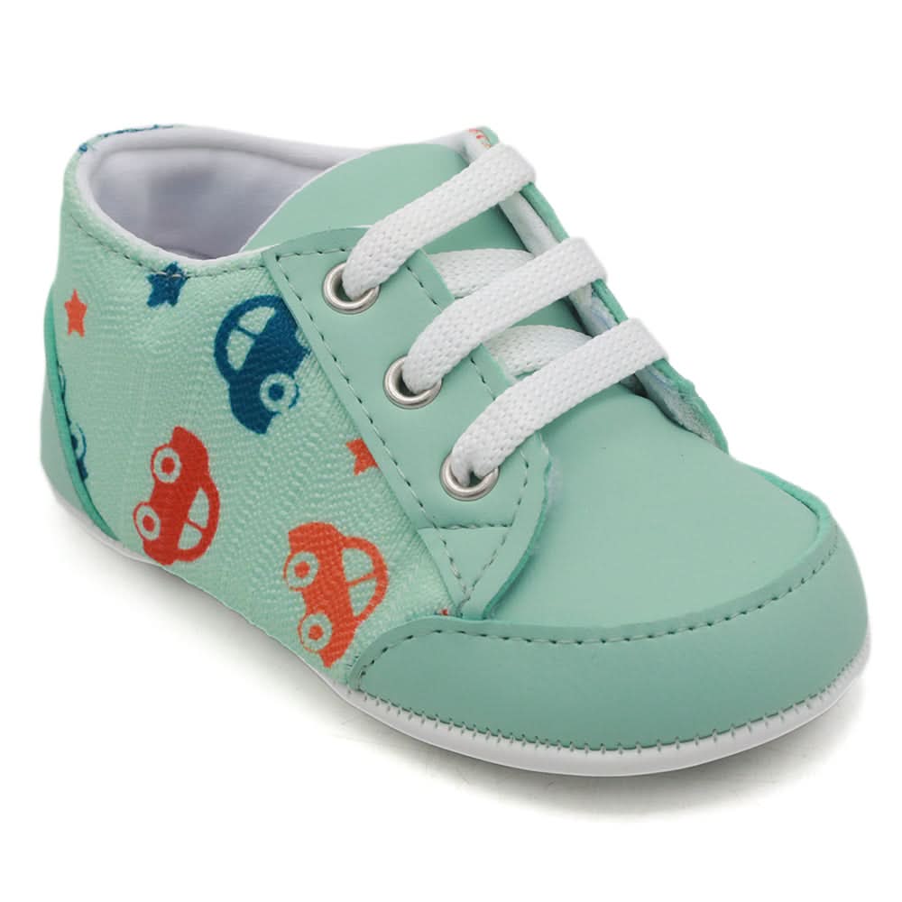 Newborn Boys Booties Shoes - Cyan, Newborn Caps, Shoes & Socks, Chase Value, Chase Value