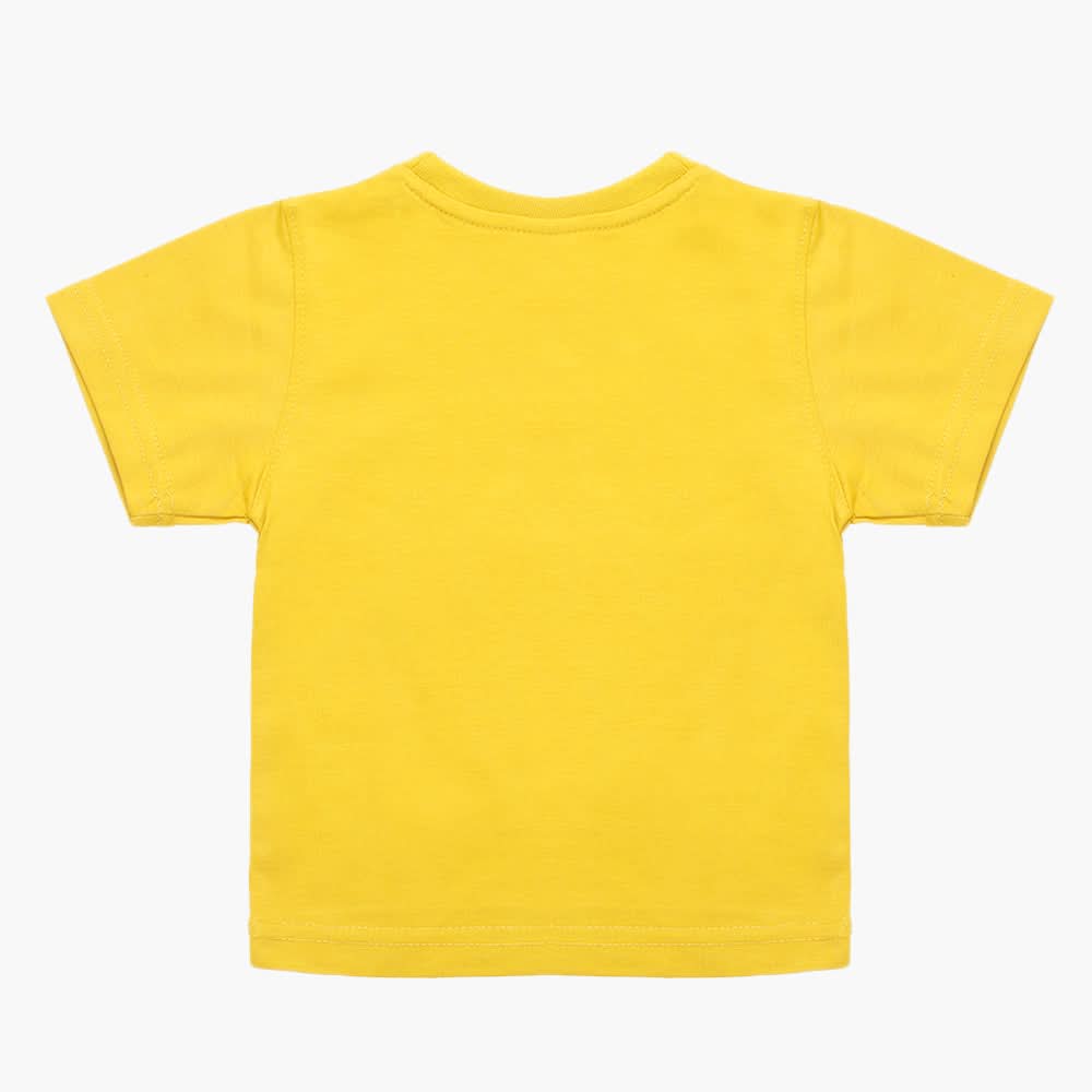 Boys Half Sleeves T-Shirt - Yellow, Boys T-Shirts, Chase Value, Chase Value