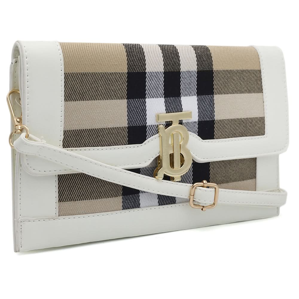 Women's Clutch - White, Women Clutches, Chase Value, Chase Value