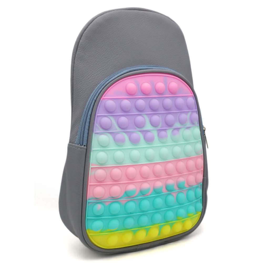 Pop It Bag Pack - Grey, School Bags, Chase Value, Chase Value