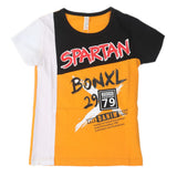 Boys Half Sleeves T-Shirt - Mustard, Kids, Boys T-Shirts, Chase Value, Chase Value
