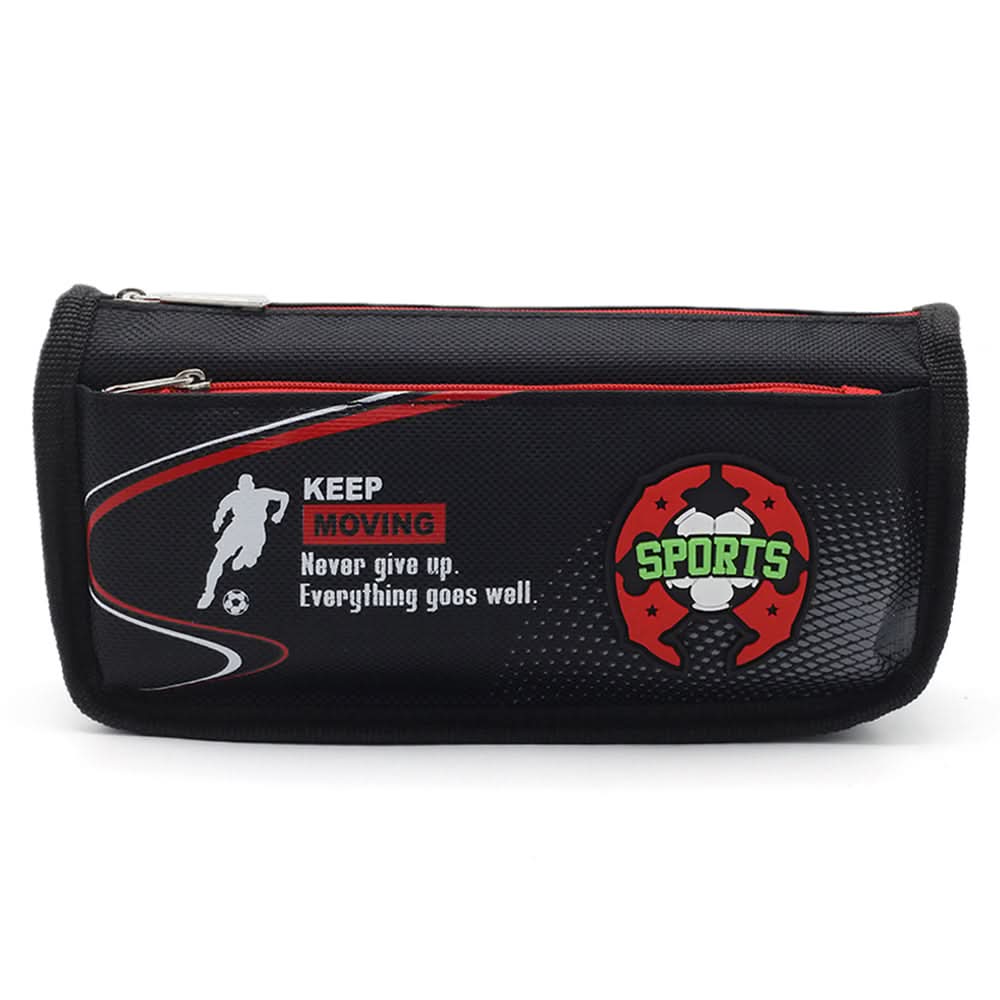 Pencil Pouch - Black, Pencil Boxes & Stationery Sets, Chase Value, Chase Value