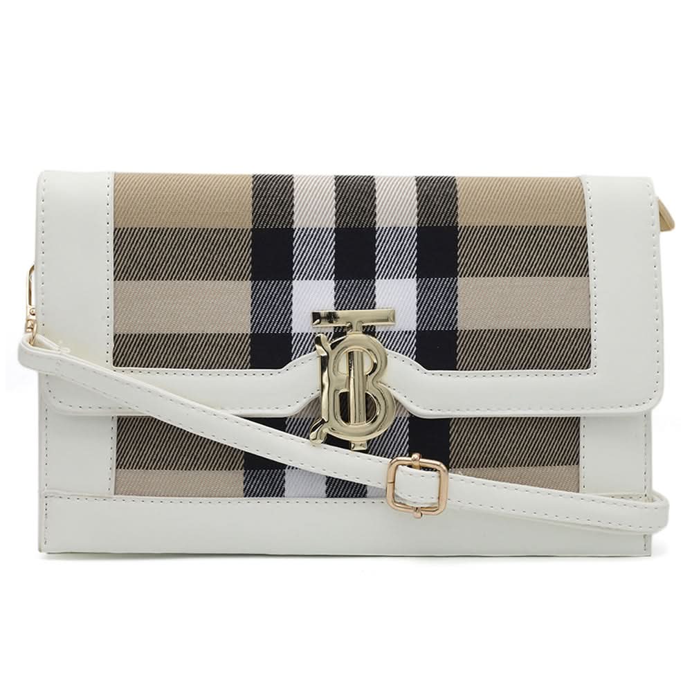 Women's Clutch - White, Women Clutches, Chase Value, Chase Value