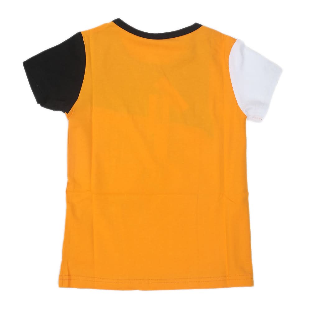 Boys Half Sleeves T-Shirt - Mustard, Kids, Boys T-Shirts, Chase Value, Chase Value