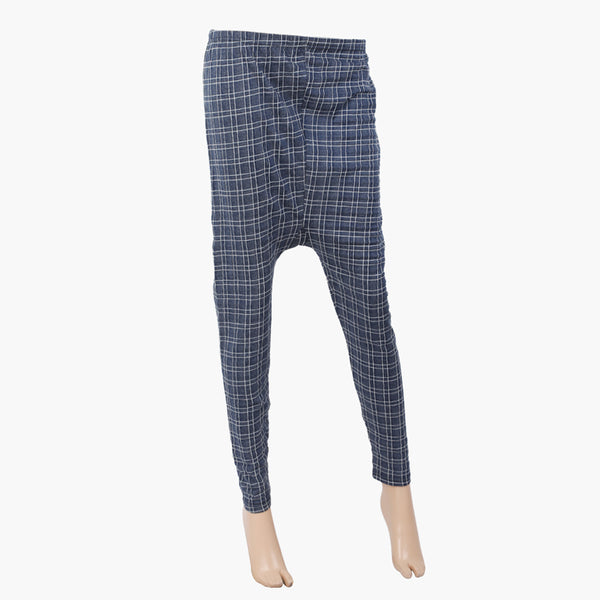 Women's Printed Denim Trouser - Blue, Women Pants & Tights, Chase Value, Chase Value