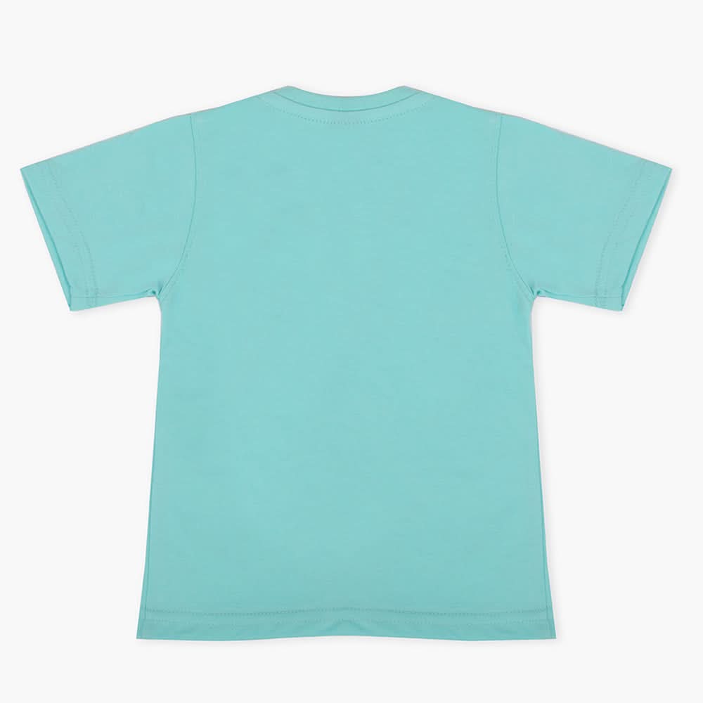Boys Half Sleeves T-Shirt - Sky Blue, Boys T-Shirts, Chase Value, Chase Value