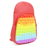 Girls Pop Pit Bag Pack - Red, School Bags, Chase Value, Chase Value