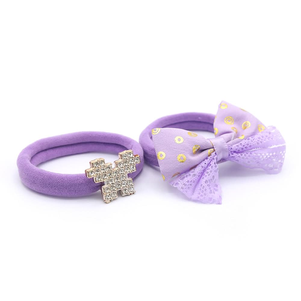 Girls Hair Pony - Purple, Girls Hair Accessories, Chase Value, Chase Value
