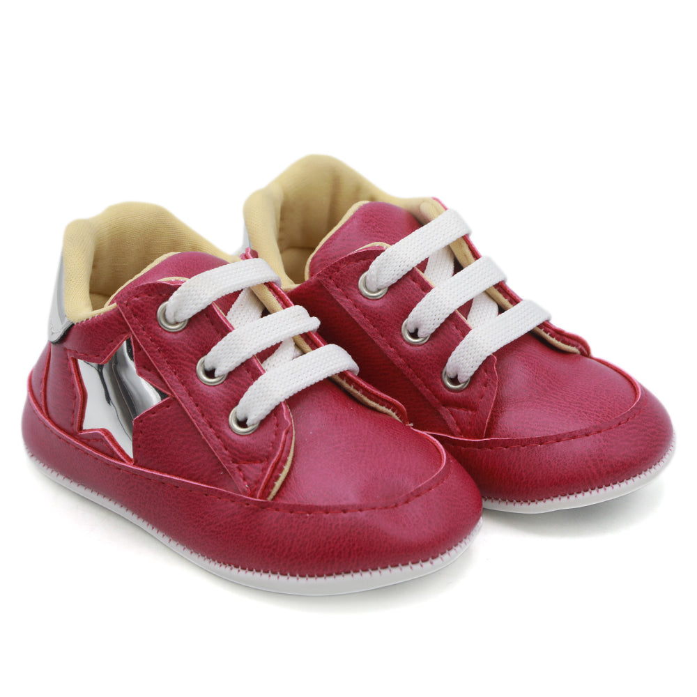 Newborn Girls Booties Shoes - Purple, Newborn Caps, Shoes & Socks, Chase Value, Chase Value