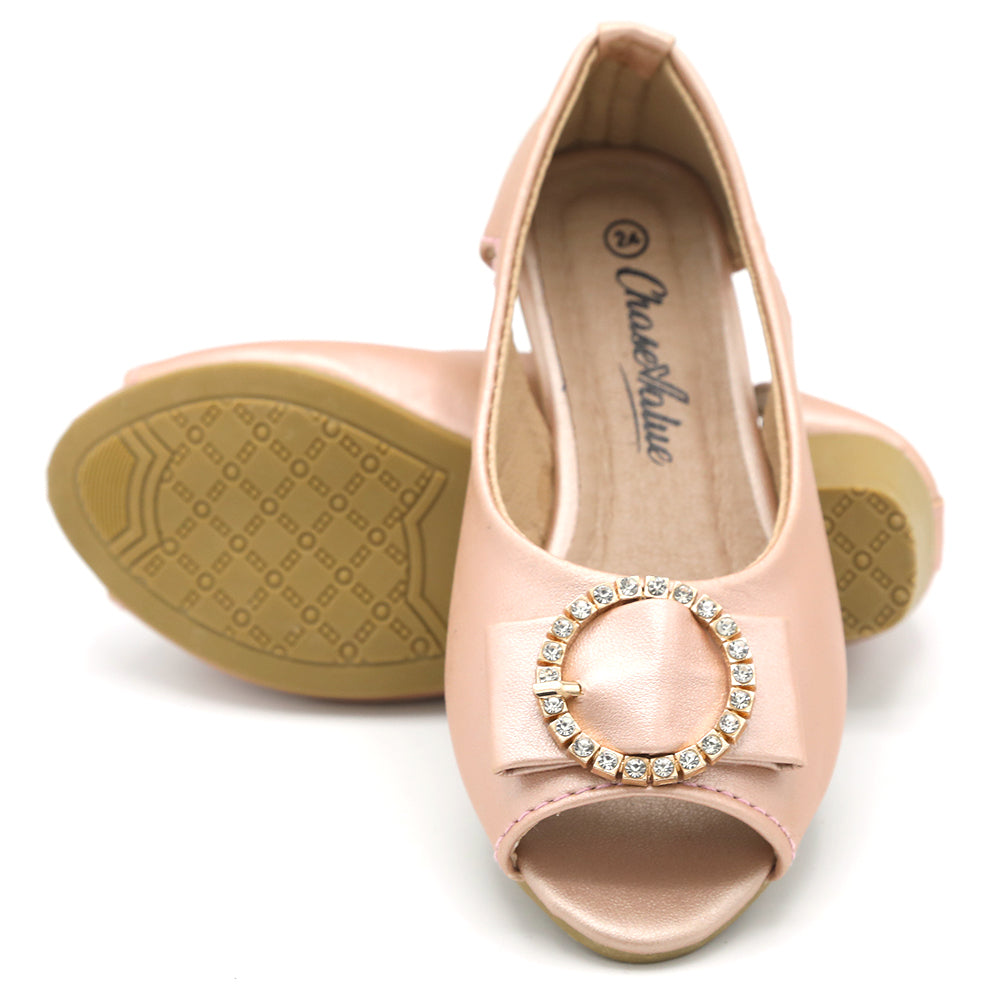 Girls Heels - Peach, Girls Heels, Chase Value, Chase Value