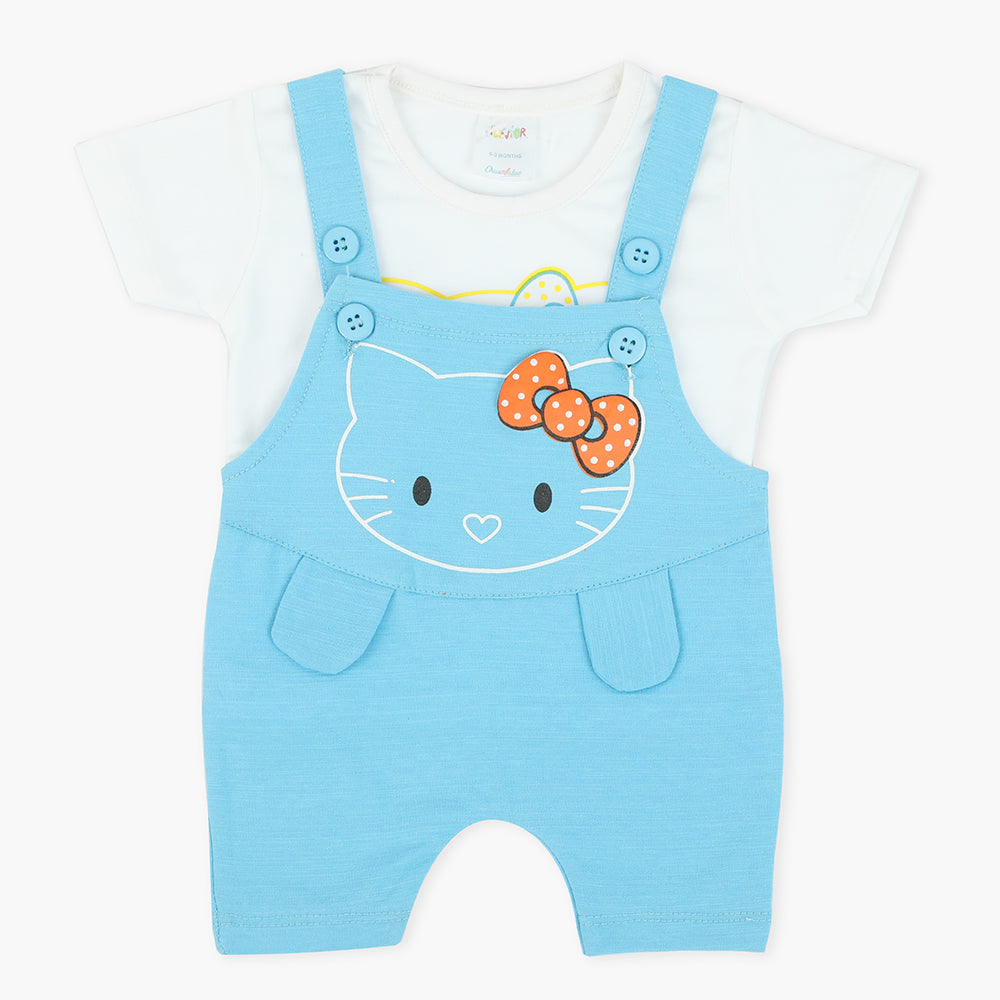 Newborn Girls Romper - Blue, Newborn Girls Rompers, Chase Value, Chase Value