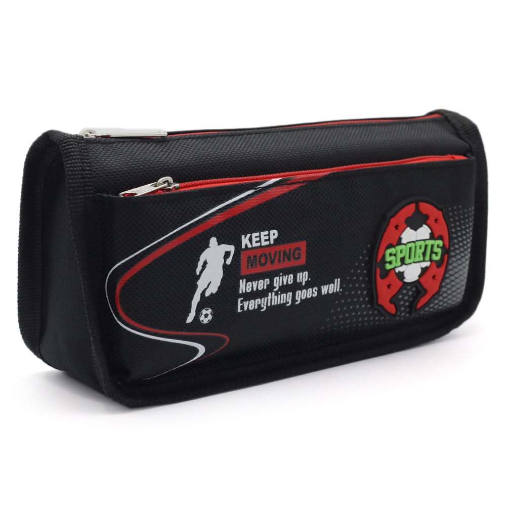 Pencil Pouch - Black, Pencil Boxes & Stationery Sets, Chase Value, Chase Value