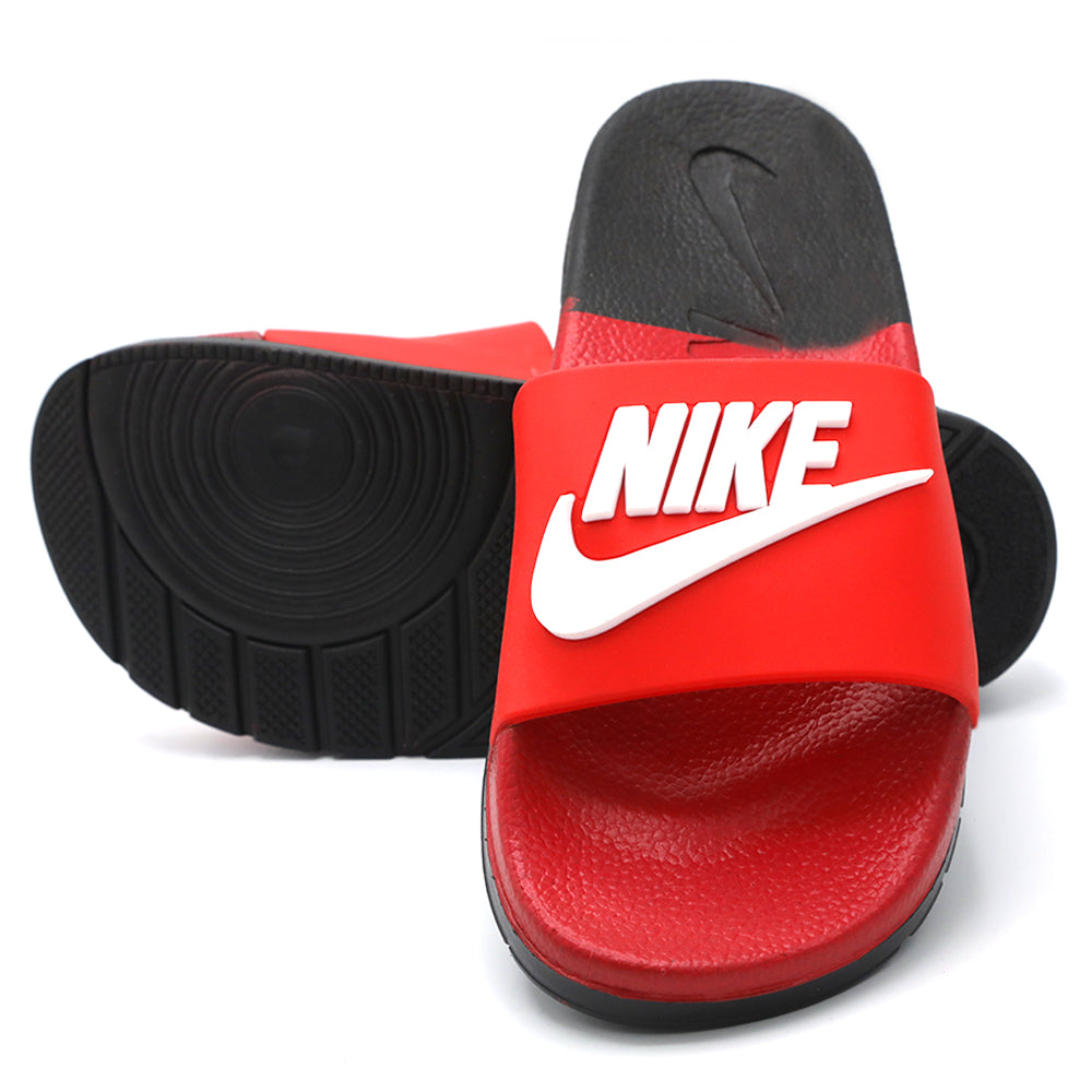 Men's Slider - Red, Men's Slippers, Chase Value, Chase Value
