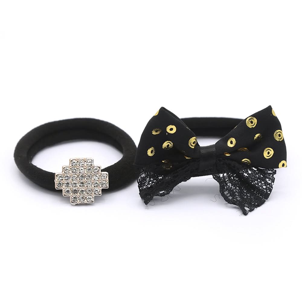 Girls Hair Pony - Black, Girls Hair Accessories, Chase Value, Chase Value