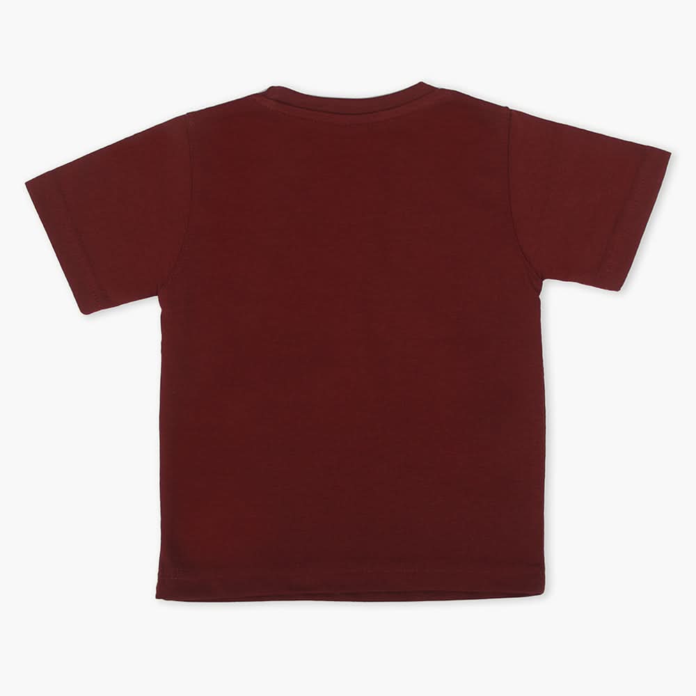 Boys Half Sleeves Polo T-Shirt - Maroon, Boys T-Shirts, Chase Value, Chase Value