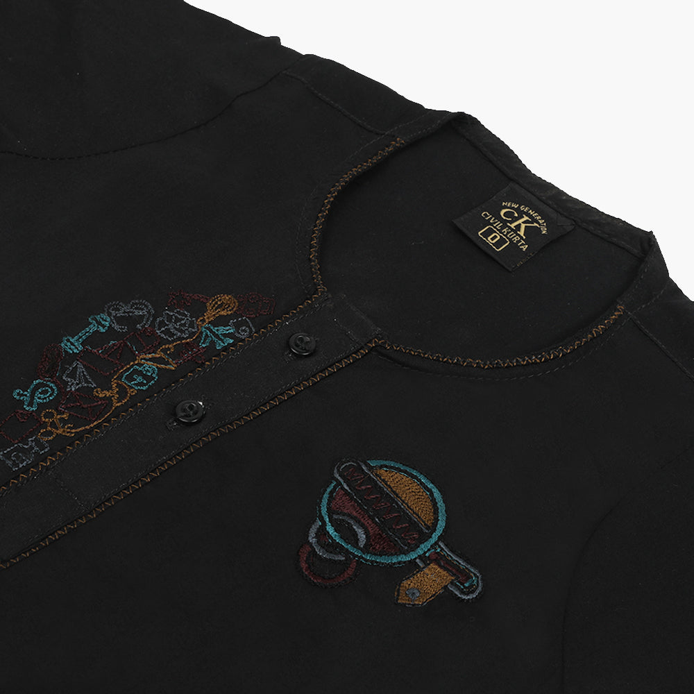 Newborn Boys Shalwar Suit - Black, Newborn Boys Shalwar Suits, Chase Value, Chase Value