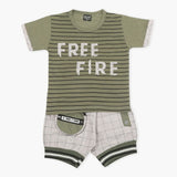 Boys Half Sleeves Suit - Green, Boys Sets & Suits, Chase Value, Chase Value