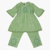 Girls Half Sleeves Suit - Green, Girls T-Shirts, Chase Value, Chase Value