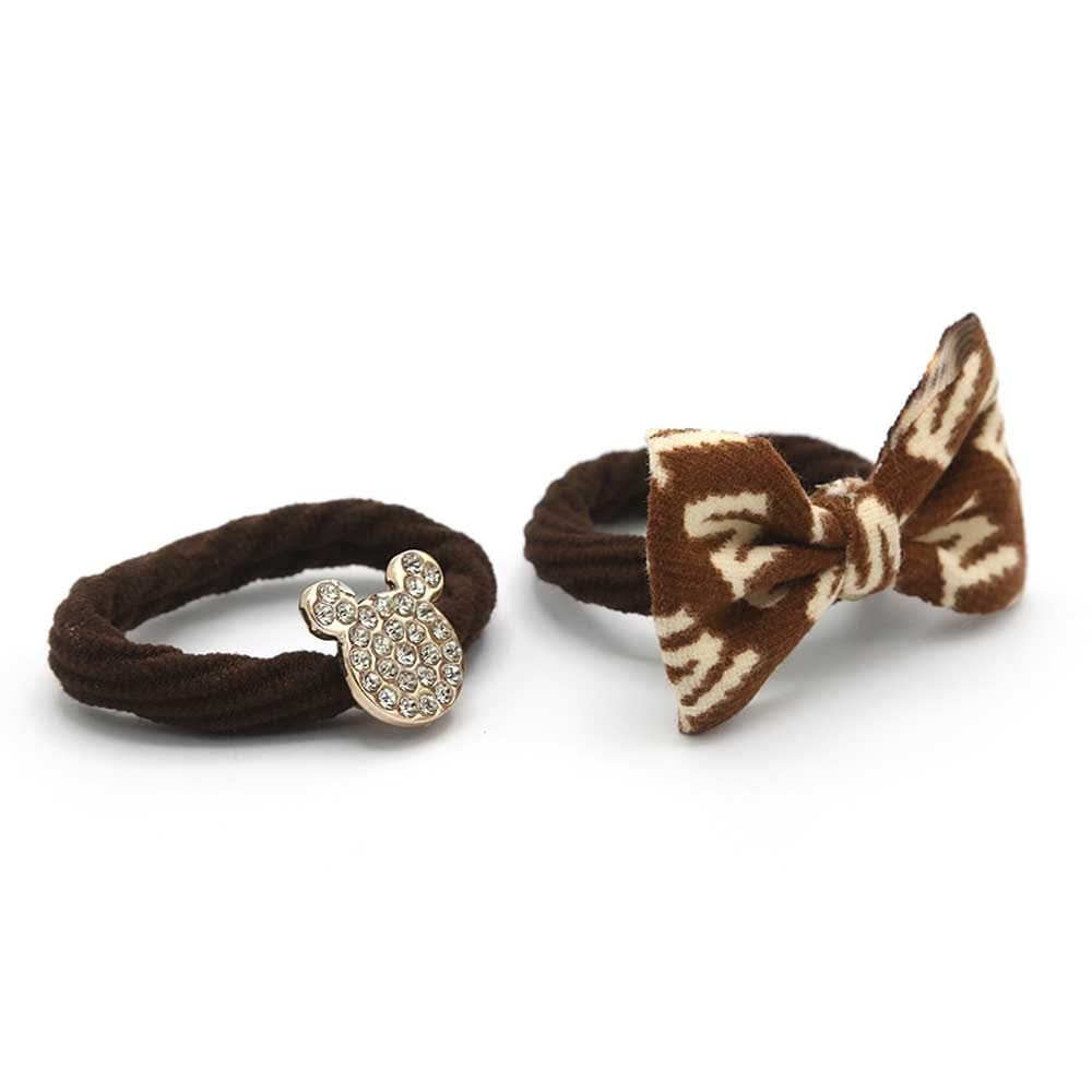 Girls Hair Pony - Dark Brown, Girls Hair Accessories, Chase Value, Chase Value