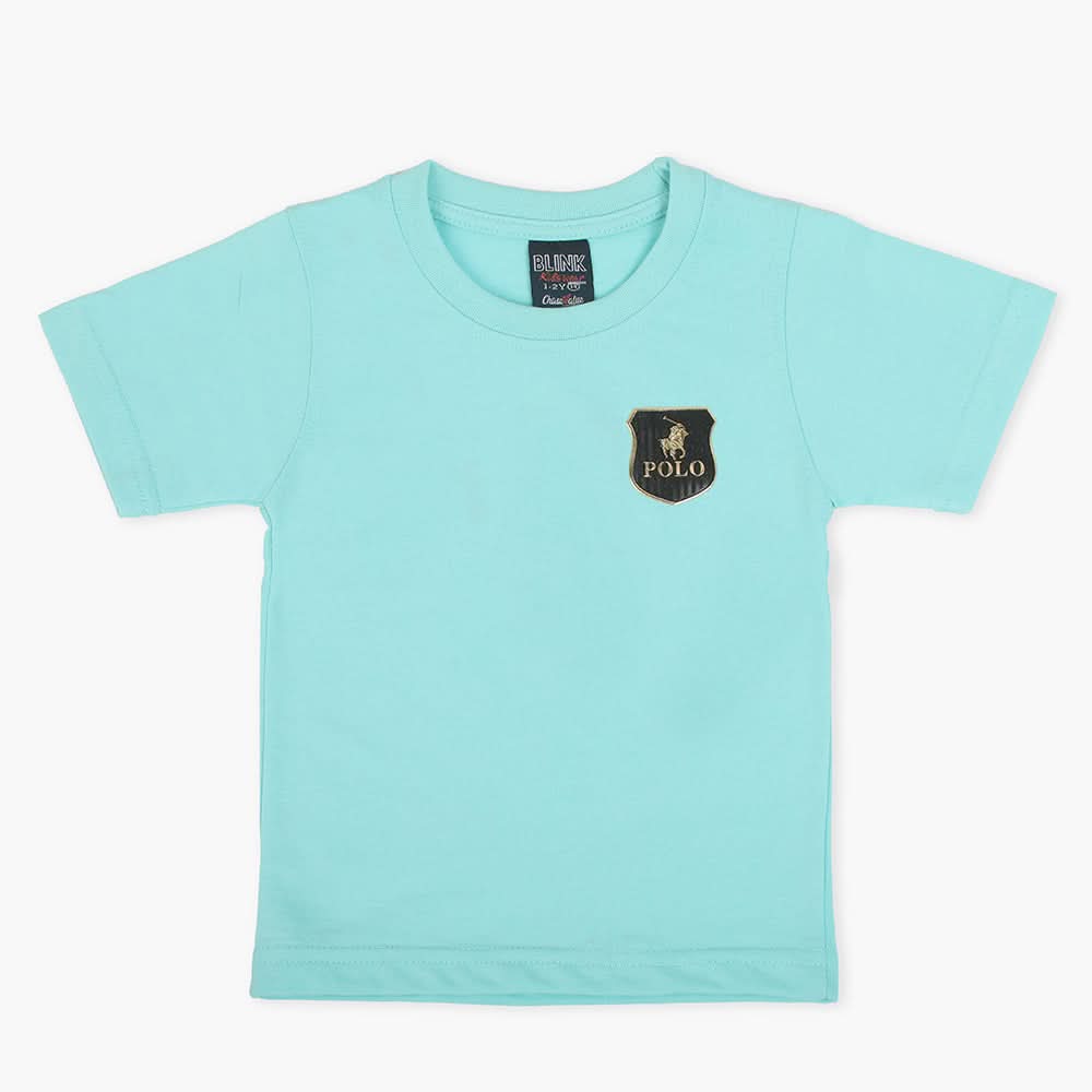 Boys Half Sleeves Polo T-Shirt - Sky Blue, Boys T-Shirts, Chase Value, Chase Value