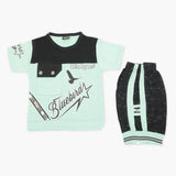 Boys Half Sleeves Suit - Sea Green, Boys Sets & Suits, Chase Value, Chase Value