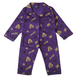 Girls Full Sleeves Night Suit - Purple, Girls Suits, Chase Value, Chase Value