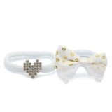 Girls Hair Pony - White, Girls Hair Accessories, Chase Value, Chase Value