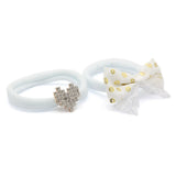 Girls Hair Pony - White, Girls Hair Accessories, Chase Value, Chase Value
