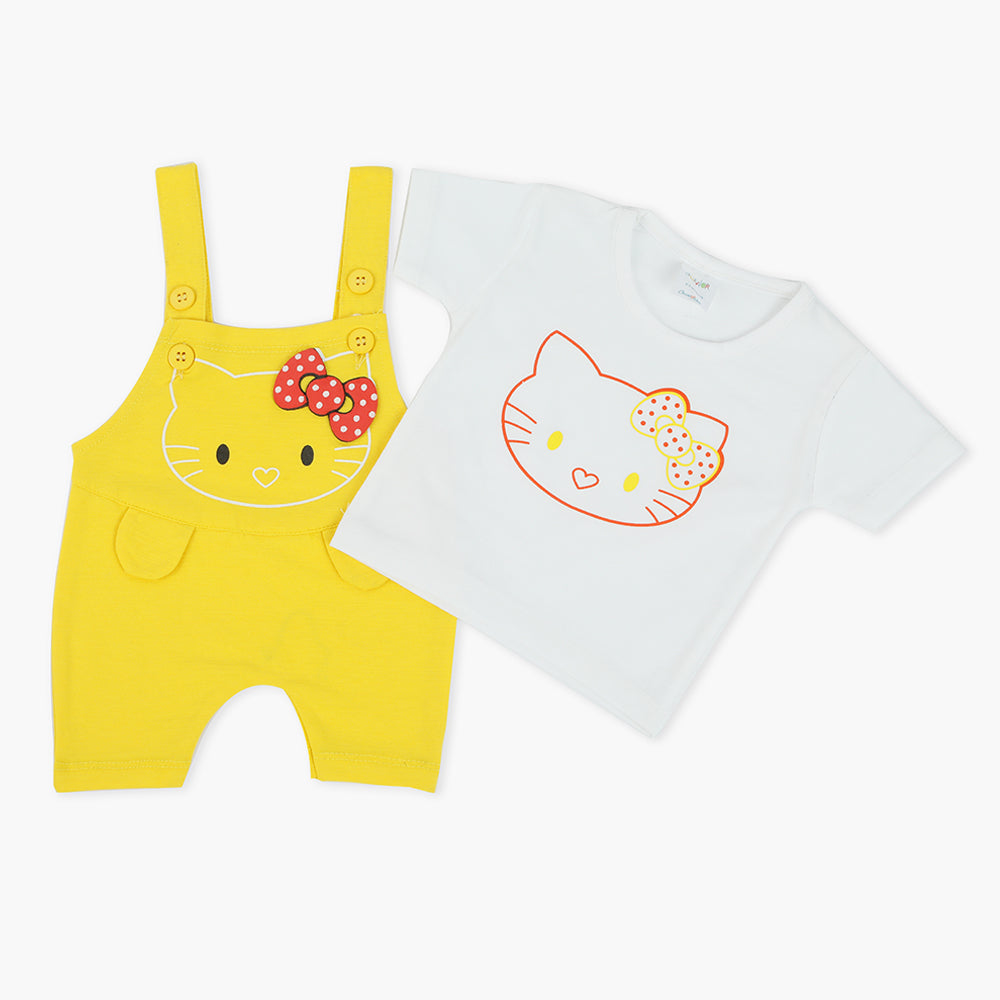 Newborn Girls Romper - Yellow, Newborn Girls Rompers, Chase Value, Chase Value