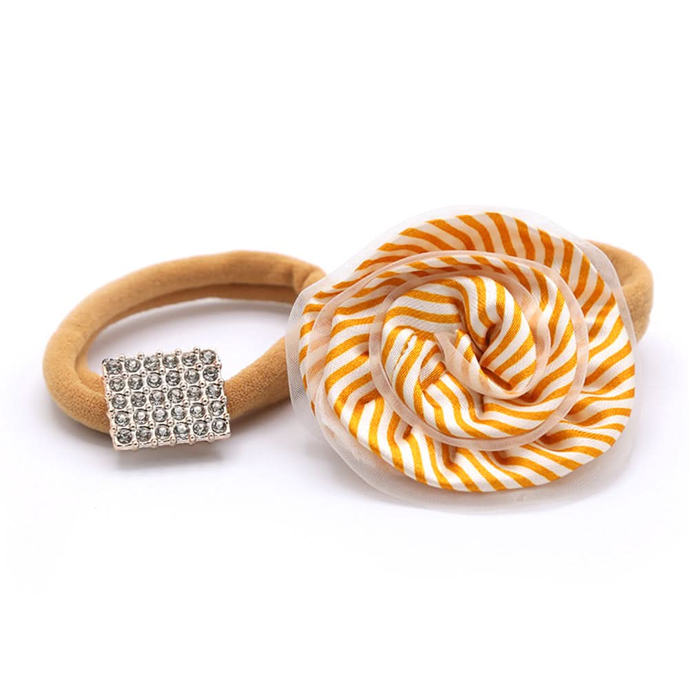 Girls Hair Pony - Mustard, Girls Hair Accessories, Chase Value, Chase Value