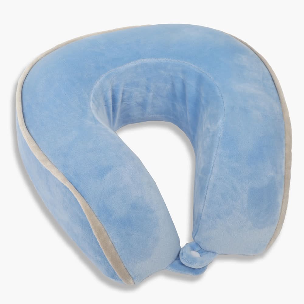 Neck Pillow Memory Foam - Blue, Cushions & Pillows, Chase Value, Chase Value