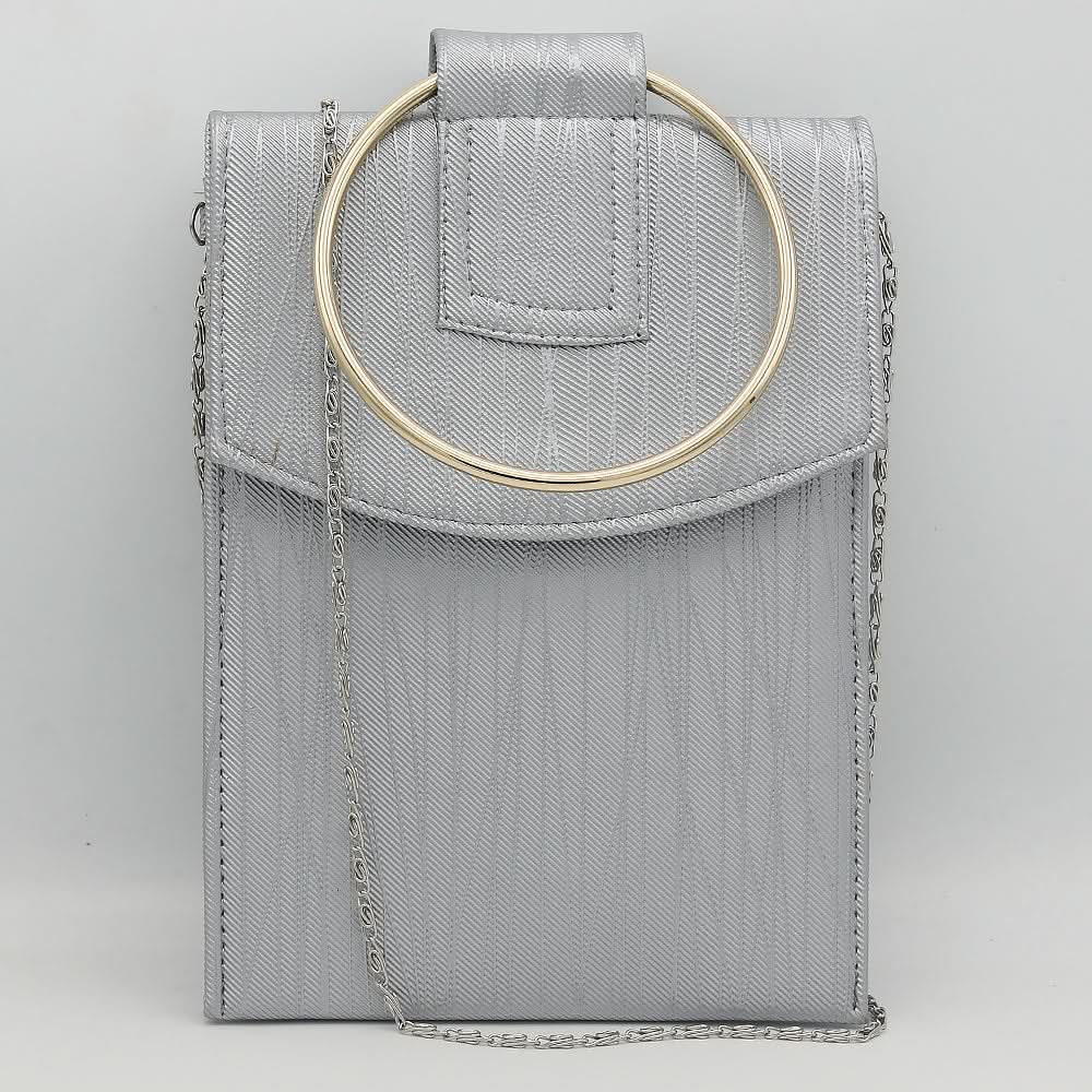 Girls Shoulder Bag K-1295 - Silver, Kids, Kids Bags, Chase Value, Chase Value