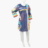 Women's Digital Printed Kurti - Navy Blue, Women Ready Kurtis, Eminent, Chase Value