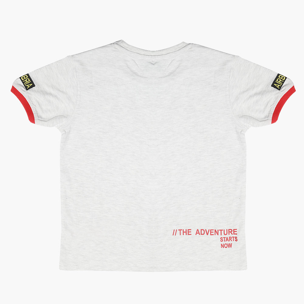 Eminent Boys Half Sleeves T-Shirt - Ash-Grey, Boys T-Shirts, Eminent, Chase Value