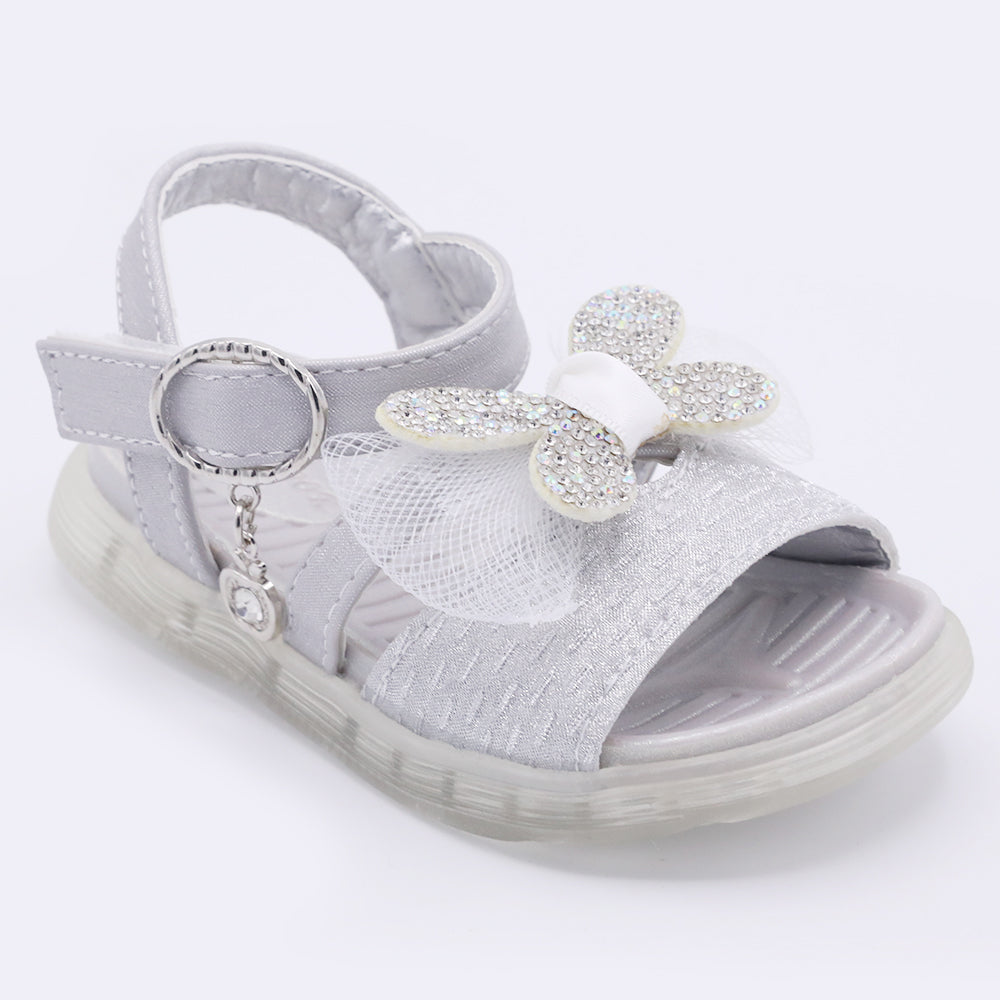 Girls Sandal - Silver, Girls Sandals, Chase Value, Chase Value