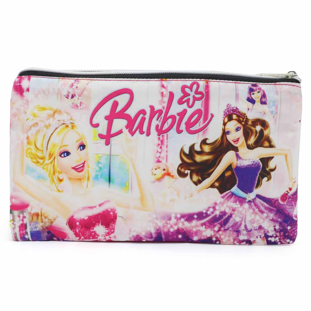 Pencil Pouch Two Zipper - Pink, Pencil Boxes & Stationery Sets, Chase Value, Chase Value