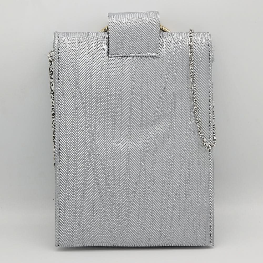 Girls Shoulder Bag K-1295 - Silver, Kids, Kids Bags, Chase Value, Chase Value